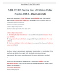 N212 ATI RN Nursing Care of Children Online Practice 2020 B - Duke University