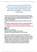 NURS 242 FINAL EXAM NEWEST ACTUAL EXAM 2024-2025 PRACTICE STUDYGUIDE QUESTIONS AND DETAILED CORRECT ANSWERS &vert; VERIFIED