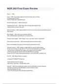 NUR 242 Final Exam Review Questions With Completed & Verified Solutions 2024&period;