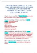 NURS242 EXAM 3 NEWEST ACTUAL EXAM 2025 QUESTIONS AND DETAILED CORRECT ANSWERS VERIFIED MEDSURG STUDYGUIDE &vert; GALEN COLLEGE OF NURSING