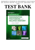 test bank Bontragers Textbook of Radiographic Positioning and Related Anatomy 9th Edition Lampignano