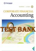 Test Bank - Corporate Financial Accounting&comma; 16th Edition by Carl S&period; Warren Jeff Jones