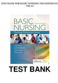 test  bank Basic Nursing 2nd Edition Treas