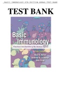 test bank Basic Immunology 5th Edition Abbas
