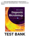 test bank Bailey and Scotts Diagnostic Microbiology 13th Edition Tille