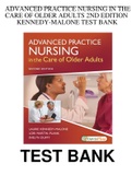 test bank Advanced Practice Nursing in the Care of Older Adults 2nd
