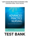 test bank Advanced Practice Nursing 4th Edition Joel