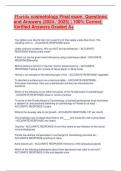 Florida cosmetology Final exam  Questions and Answers &lpar;2024 &sol; 2025&rpar; &vert; 100&percnt; Correct Verified Answers Graded A&plus;