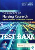 Test Bank for Burns and Grove&rsquo;s the Practice of Nursing Research 9th Edition