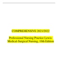 COMPREHENSIVE Professional Nursing Practice Lewis: Medical-Surgical Nursing, 10th Edition 
