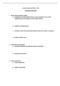NUR2092 Health Assessment Final exam study guide 2021 &lpar;2&rpar;
