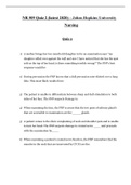 NR 509 Quiz 2 &lpar;latest 2020&rpar; &ndash; Johns Hopkins University Nursing