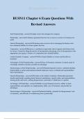 BUSN11 Chapter 6 Exam Questions With Revised Answers