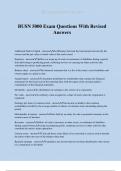 BUSN 5000 Exam Questions With Revised Answers