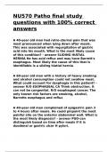 NU570 Patho final study questions with 100- correct answers&period;