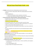 NR 565 Exam Final Study Guide&lowbar;2021