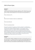 Exam &lpar;elaborations&rpar; NR 511 Week 6 Quiz &lpar;Collection 2021&rpar; Chamberlain College of Nursing &lpar;NR-511&rpar;