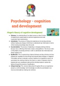cognition and development notes