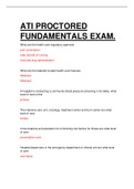ATI FUNDAMENTALS PROCTORED EXAM. QUESTIONS AND ANSWERS.