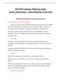 NR 599 Complete Midterm Study Guide  Informatics  -  Johns Hopkins University (NURSING)