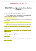 NSG 6005 Week 3 Quiz bank  (NURSING)  – Johns Hopkins University 