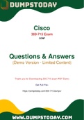 Enough to prepare Cisco 300-715 Exam Dumps