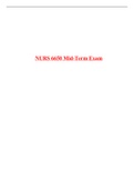 NURS 6650 Midterm Exam Questions &sol; NURS6650 Midterm Exam Questions&lpar;LATEST&rpar;&vert; -WALDEN UNIVERSITY