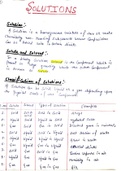 chapter 2 -solutions chemistry class 12 handwritten notes 