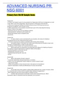ADV NUR PR NSG 6001Primary Care 5th ED Sample items