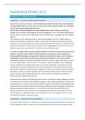 samenvatting KCV hoofdstuk 5,6,8