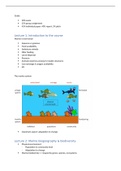 Summary Marine Animal Ecology