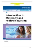 Complete Test Guide for Introduction to Maternity and Pediatric Nursing 8th Edition 