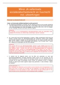 Minor JA oefentoets socialezekerheidsrecht en huurrecht E2  incl&period; uitwerkingen