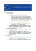 Samenvatting UU Inleiding Europees recht 2020-2021 (H1-H4)