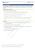 Cooper, Junetta vSim Clinical Worksheet Activity|NU 302| Herzing University 