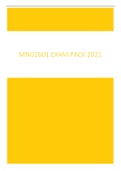 MNG2601 2021 Exam Pack (With summary, exam papers, memo's, mock exam questions and answer ect.)