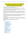 NR 224 HEART FAILURE &lpar;HF&rpar; OR CONGESTIVE HEART FAILURE &lpar;CHF&rpar; STUDY GUIDE &sol; NR224 HEART FAILURE &lpar;HF&rpar; OR CONGESTIVE HEART FAILURE &lpar;CHF&rpar; STUDY GUIDE&lpar;LATEST&rpar;&vert; -Chamberlain College of Nursing