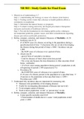 NR503 FINAL EXAM STUDY GUIDE VERSION 1 &sol; NR 503 FINAL EXAM STUDY GUIDE VERSION 1 &lpar;LATEST 2021&rpar; &vert; COMPLETE GUIDE &vert; CHAMBERLAIN COLLEGE OF NURSING 