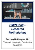 HMPYC 80 - Section D Chapters 14-19