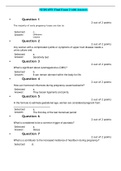 NURS 6551 Final Exam 2 with Answers (VERIFIED)