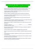 CBCC-KA pt&period; 2a&colon; Applied Behavioral Analysis Answered Correctly&excl;&excl;