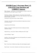 ISM3004 Exam 1 &lpar;Scavenger Hunt 1-3&rpar; UPDATED Exam Questions and  CORRECT Answers