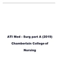 ATI Med - Surg part A (2019) - GRADE A.