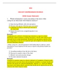 HESI EXIT COMPREHENSIVE REVIEW B &lpar;With Answer Rationale&rpar;