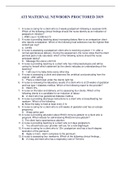 &lpar;UPDATED&rpar;ATI MATERNAL NEWBORN PROCTORED 2019