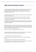 ONC General Practice Exam 2024 with 100&percnt; correct answers