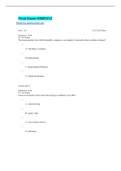 HRMT 413 final exam latest edition with correct questions and answers