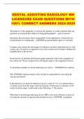 DASLE ALL BUNDLED EXAMS WITH COMPLETE QUESTIONS AND 100&percnt; VERIFIED ANSWERS LATEST UPDATED