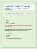 ATI RN NUTRITION PROCTORED ACTUAL  EXAMS WITH QUESTIONS AND ANSWERS&sol;  GRADED A&plus; &sol; GUARANTEED PASS&sol; LATEST  2024&sol;2025&sol; BEST&excl;&excl;&excl;