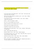 Evit Final Exam Questions with 100- Correct Answers Latest Version 2024 Verified&period;